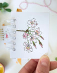 Handmade Floral Mini Notebooks/Sketchbooks