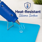 Non-Stick Silicone Glue Gun Mat, 8 x 8 in