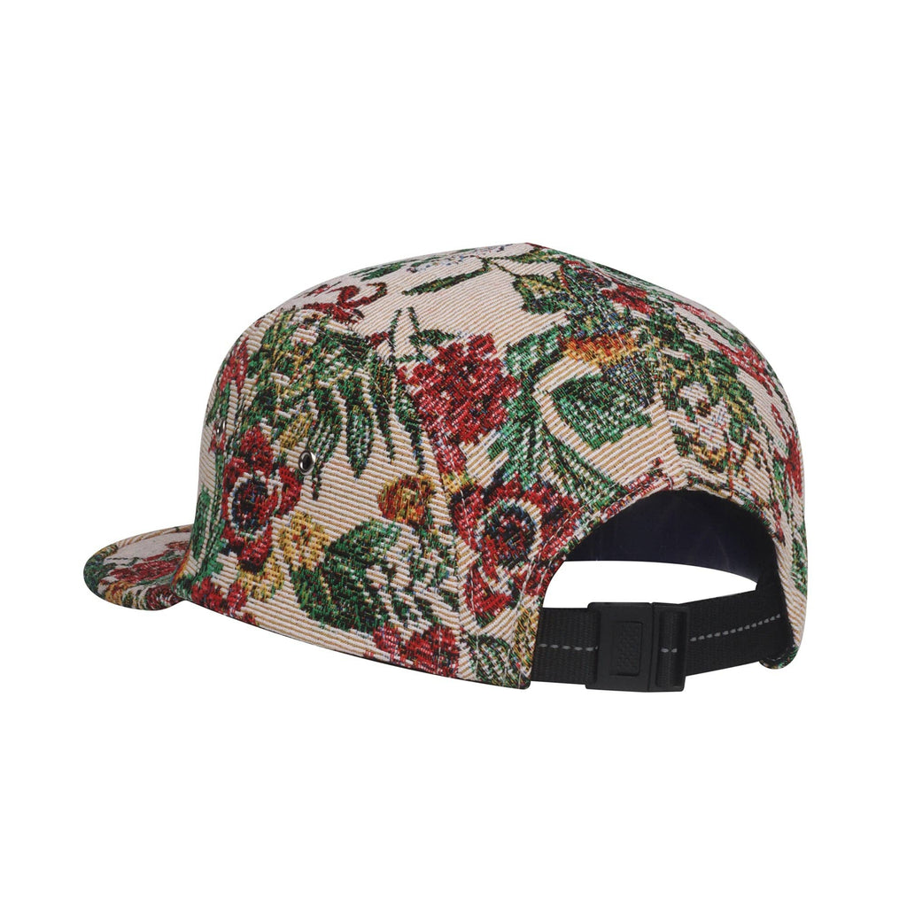 Bold Floral Jacquard 5 Panel Hat Camp Cap | Outdoor Streetwear Hat | HatPhile