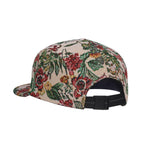 Bold Floral Jacquard 5 Panel Hat Camp Cap | Outdoor Streetwear Hat | HatPhile