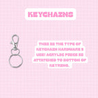 Jiji Cat Handmade Acrylic Earrings & Keychains
