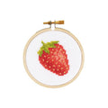 Strawberry DIY Mini Cross Stitch Kit