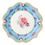 Mixed Floral Paper Plates - 12 Pack | Mothers Day Tea Party Decor |