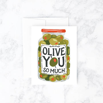 Olive You Card