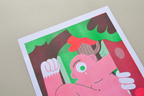 Outside A3 Risograph Print - Limited Edition