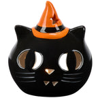 Witchy Cat Candle Holder