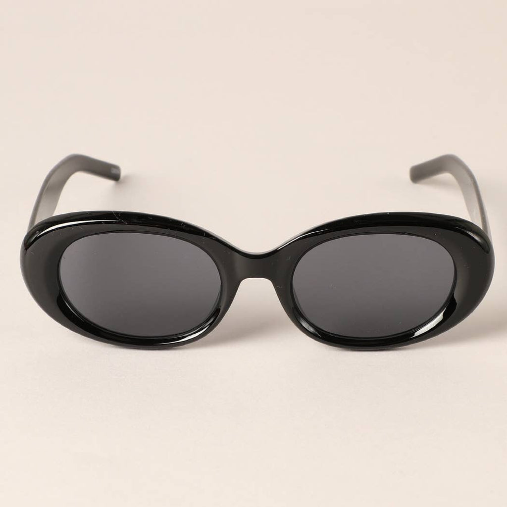 Women's Rounded  Bold Frame Tinted Sunglasses