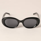 Women's Rounded  Bold Frame Tinted Sunglasses