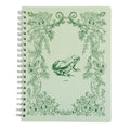 Frog Toile Spiral Notebook, 8x10 Stationary Journal