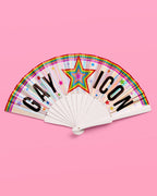 Pride Gay Icon Fan | rainbow, parade, festival