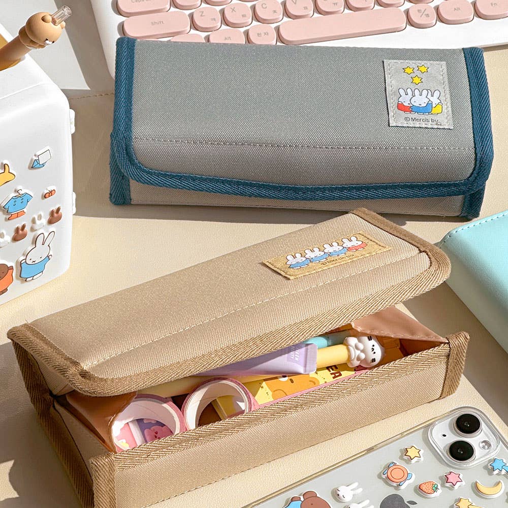 Miffy Magnetic Multi Pouch – Foldable Pencil & Acc Case