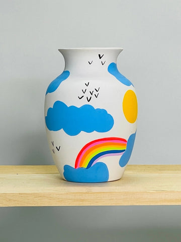 Rainbow Sky Vase