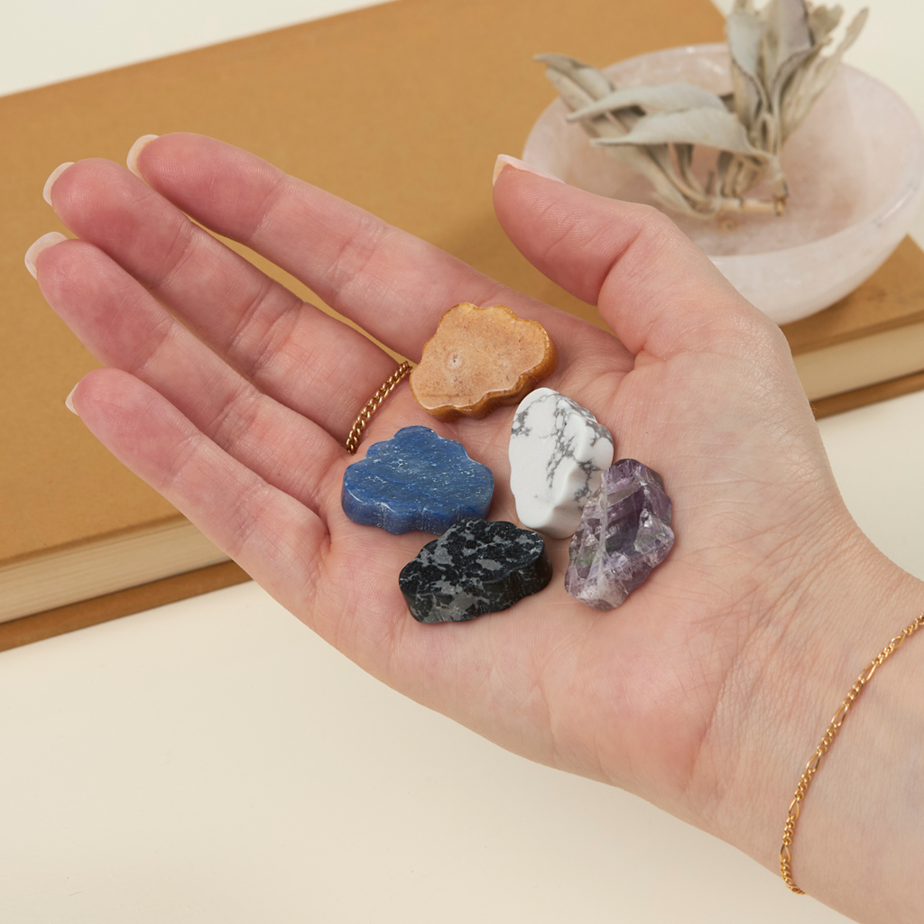 Assorted Carved Crystal Clouds - 36 pcs ☁️