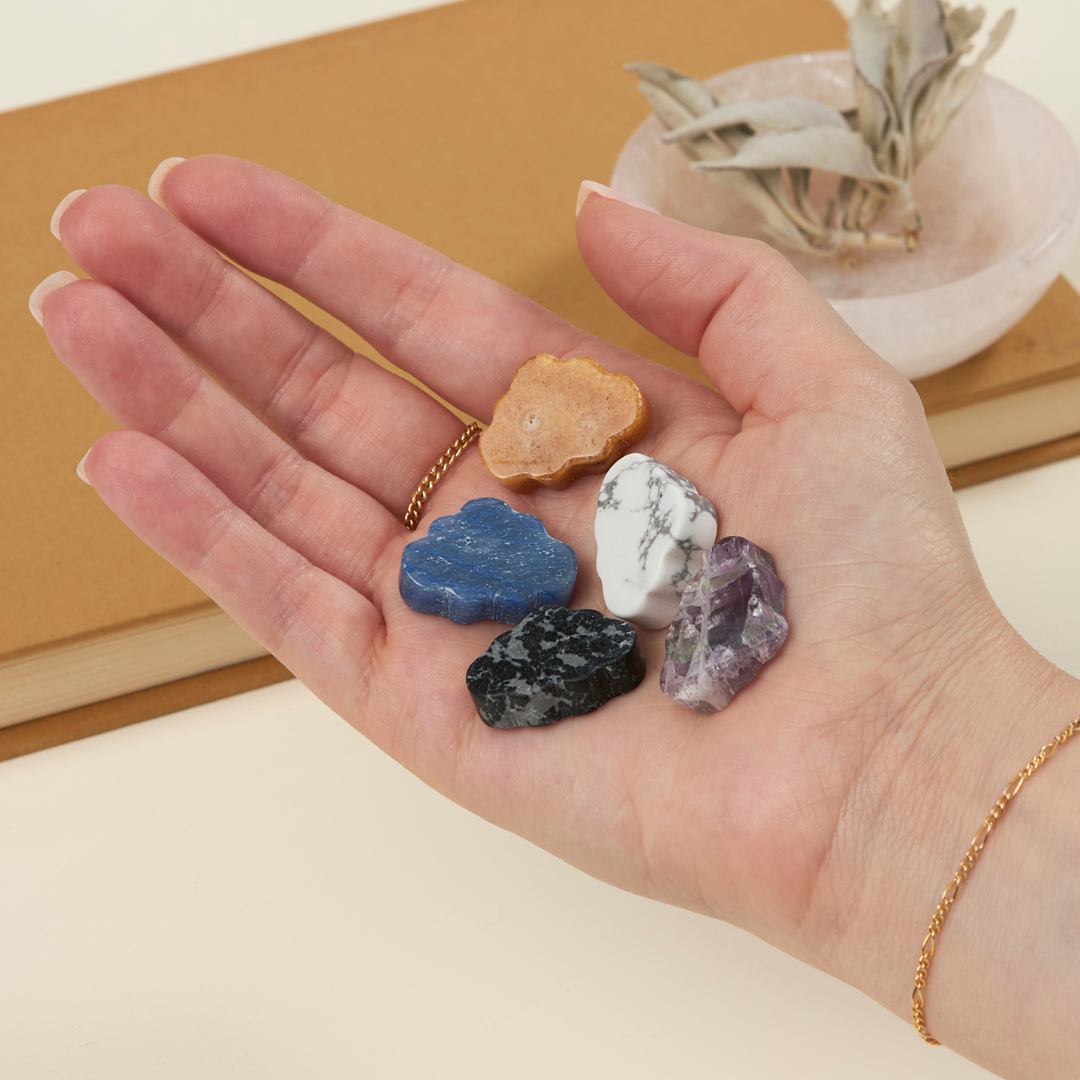 Assorted Carved Crystal Clouds - 36 pcs ☁️
