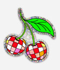 Glitter Disco Cherries Sticker