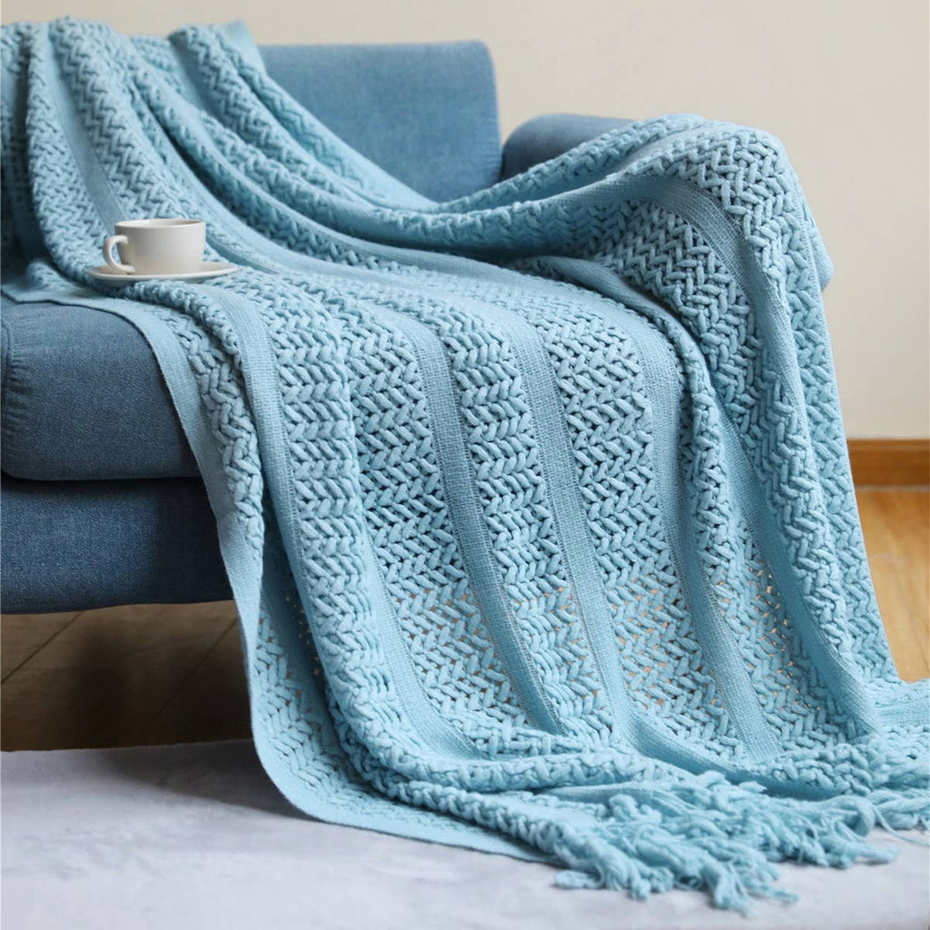 Soft Warm Chunky Knit Blanket