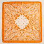 Silk Texture Paisley Bandana Scarf for Men & Women