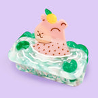 Capybara Hair Claw, Cute Hair Accessories, Shaped Hair Clips