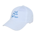 "A LOT GOING ON RIGHT NOW" EMBROIDERED BASEBALL CAP