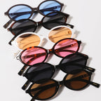 Women's Slim Oval Frame Sunglasses