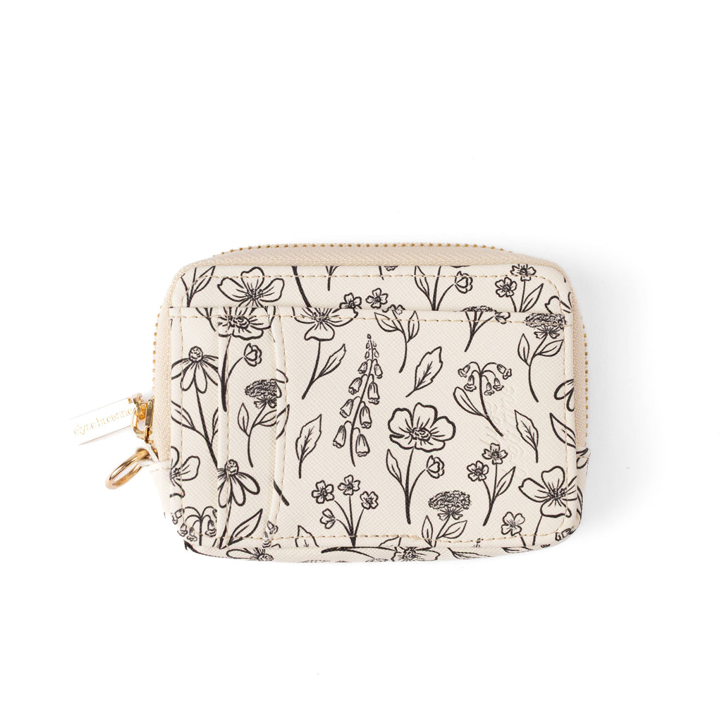 Floral Zip Wallet