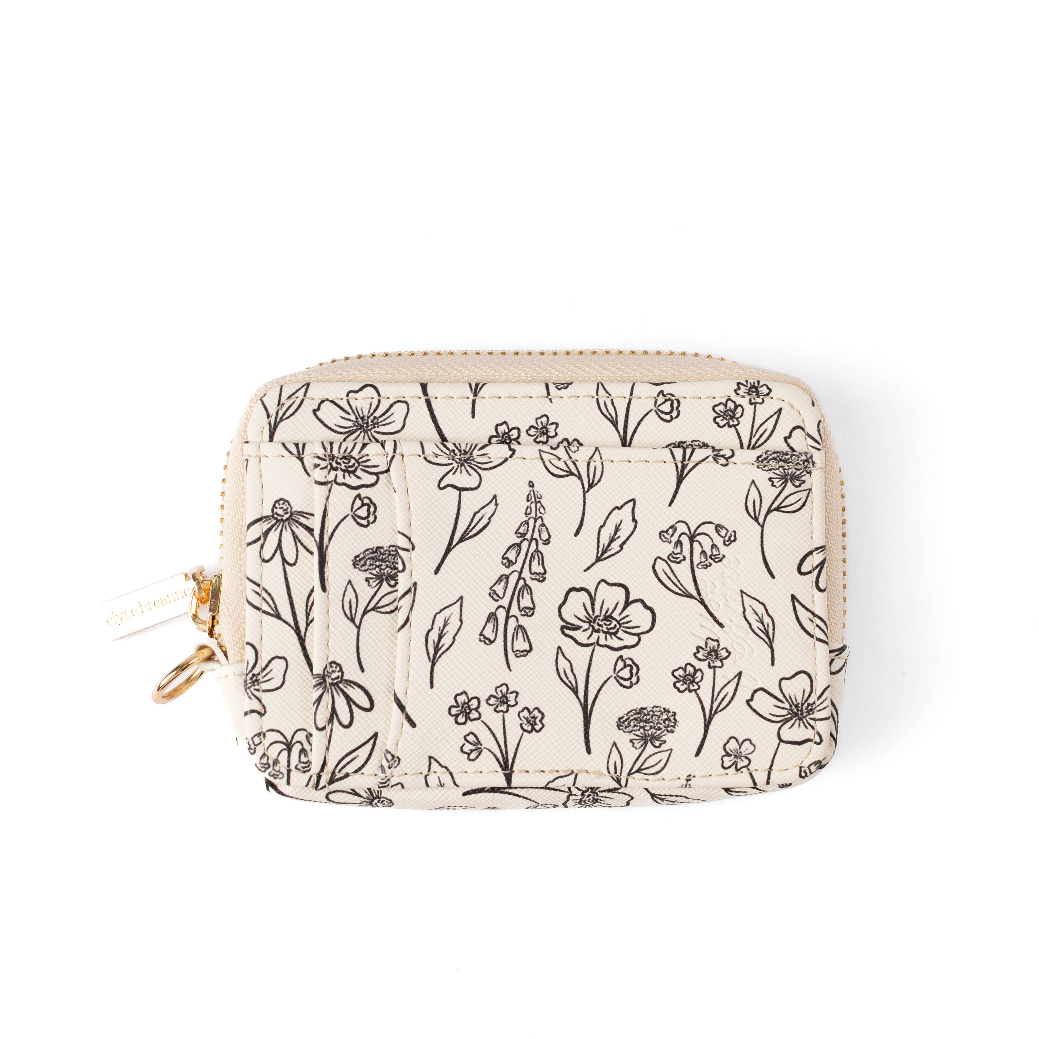 Floral Zip Wallet