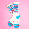 Ready To Party I Already Took My Nap Gym Crew Socks