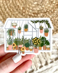 Clear Greenhouse Sticker, 3.25x2.5in