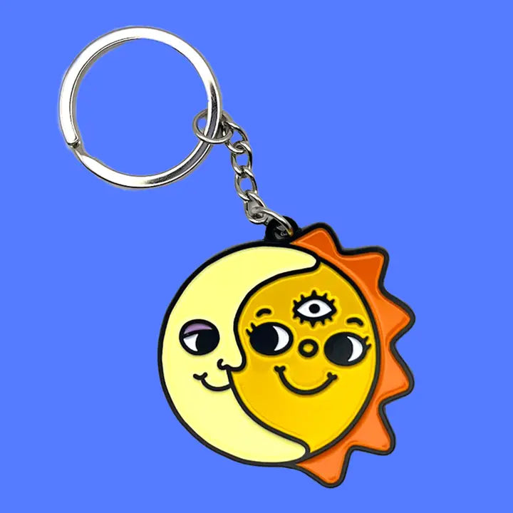 Sun Moon Keychain