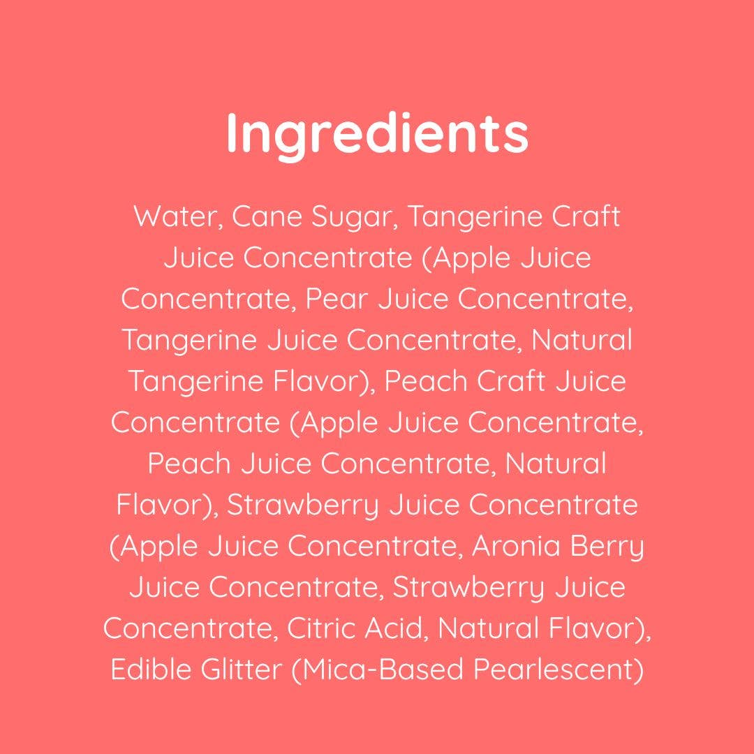 Glitter Sangria Cocktail/Mocktail Mix/Syrup