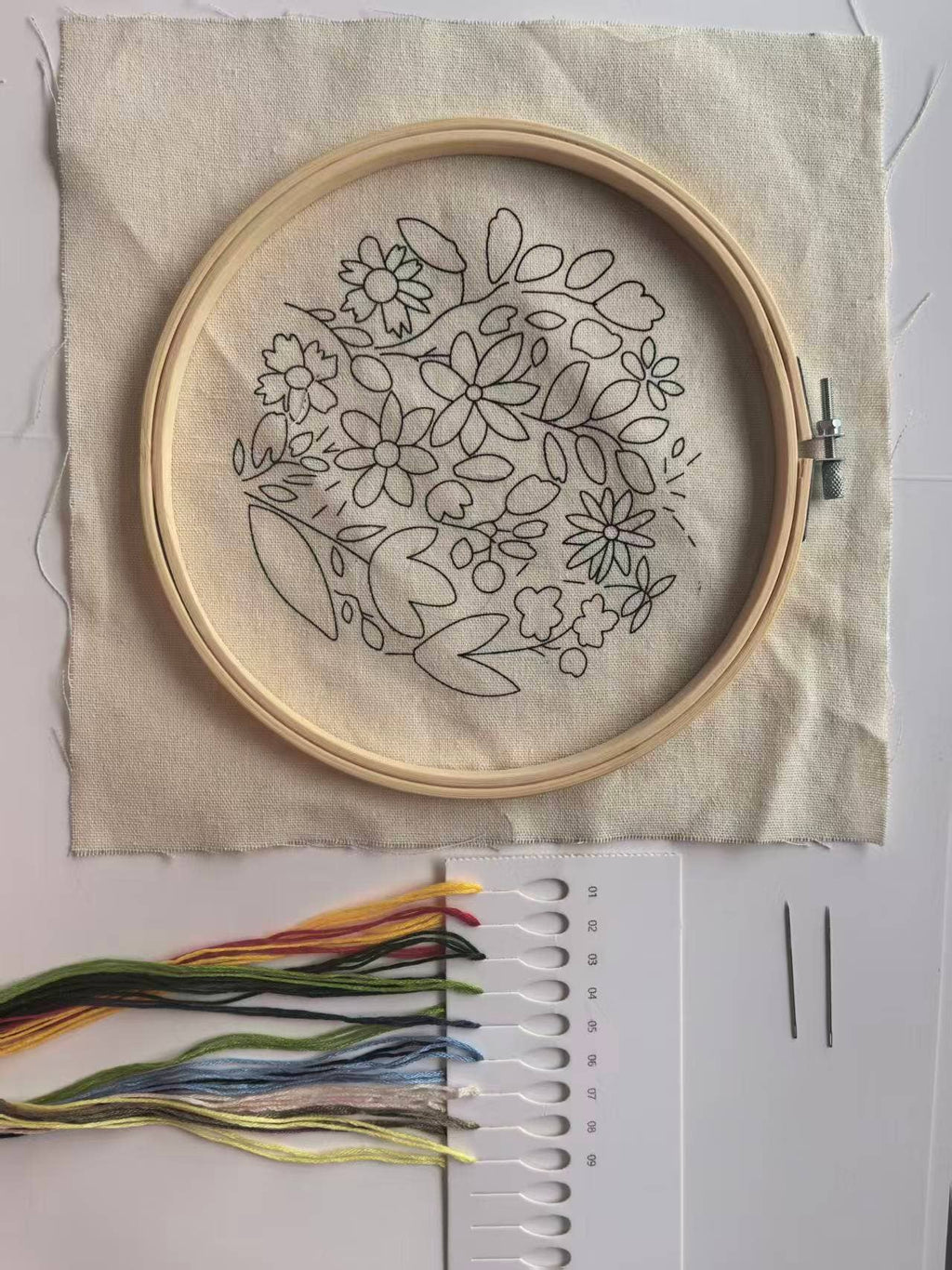 DIY Embroidery Garden Kits