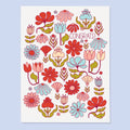 Funky Floral Congrats Card
