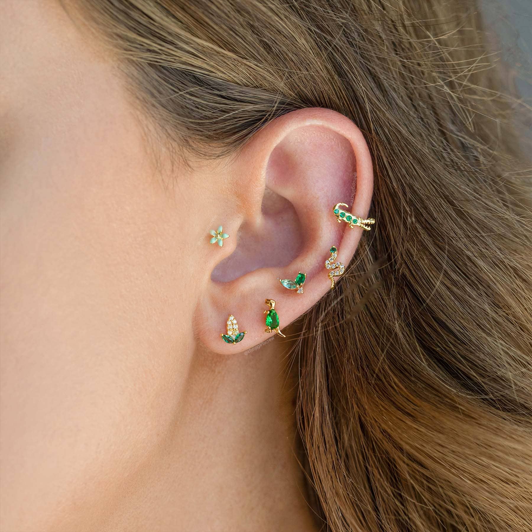 Emerald Rainforest Stud Set