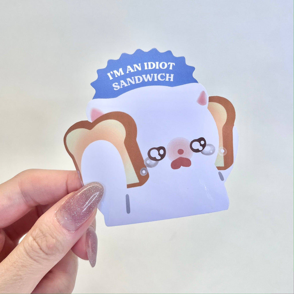 I'm an Idiot Sandwich Vinyl Sticker