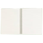 Frog Toile Spiral Notebook, 8x10 Stationary Journal