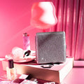 Rhinestone Cig Case - Silver