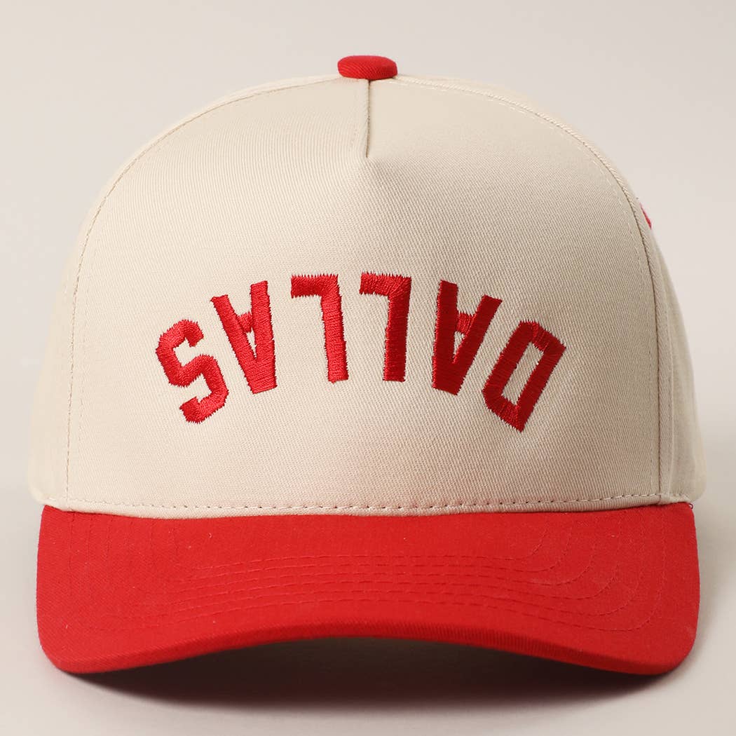 Custom Two-Tone Trucker Embroidered Hat - UPSIDE DOWN STATE