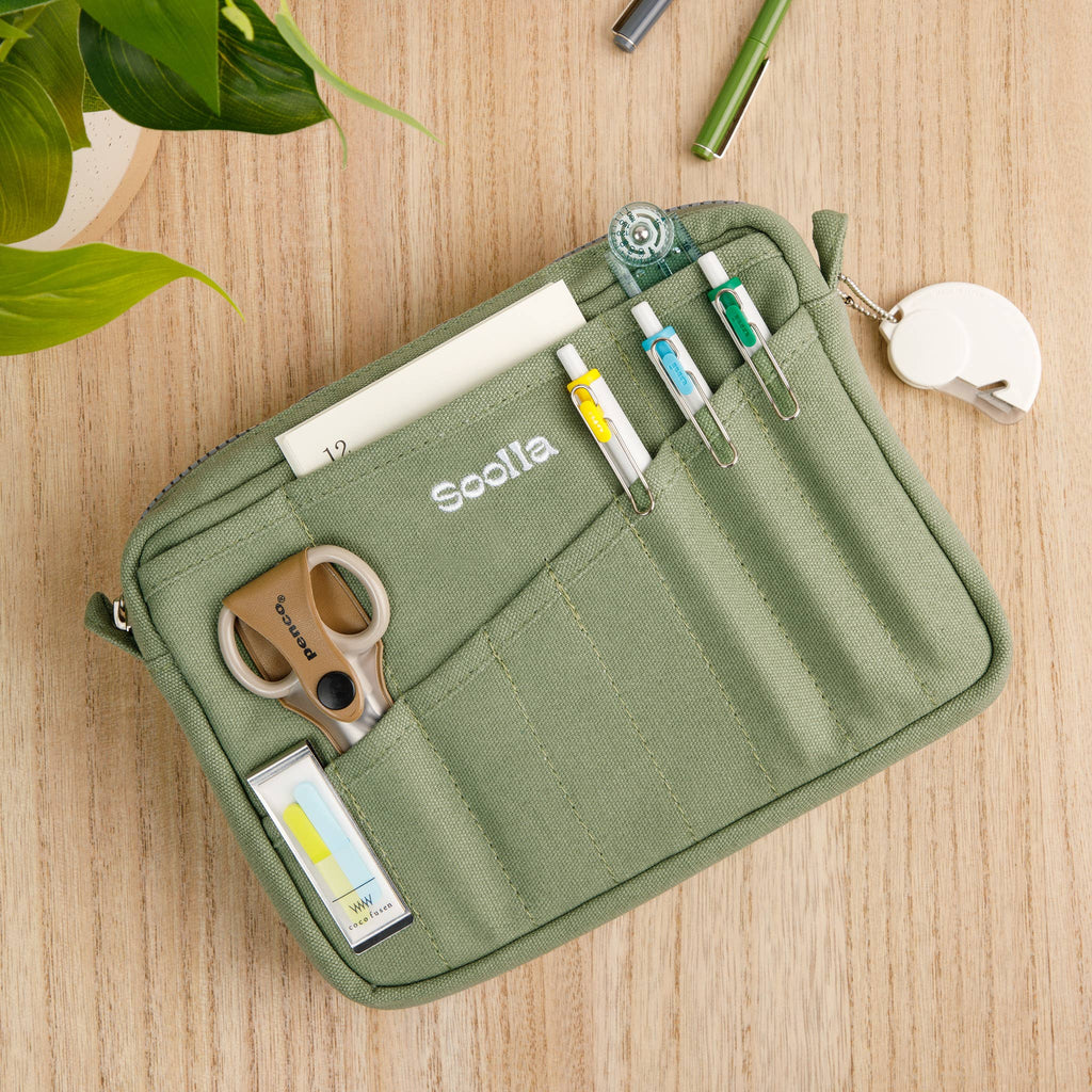 Soolla® Studio Pouch, Sangria (Stationery Pouch)
