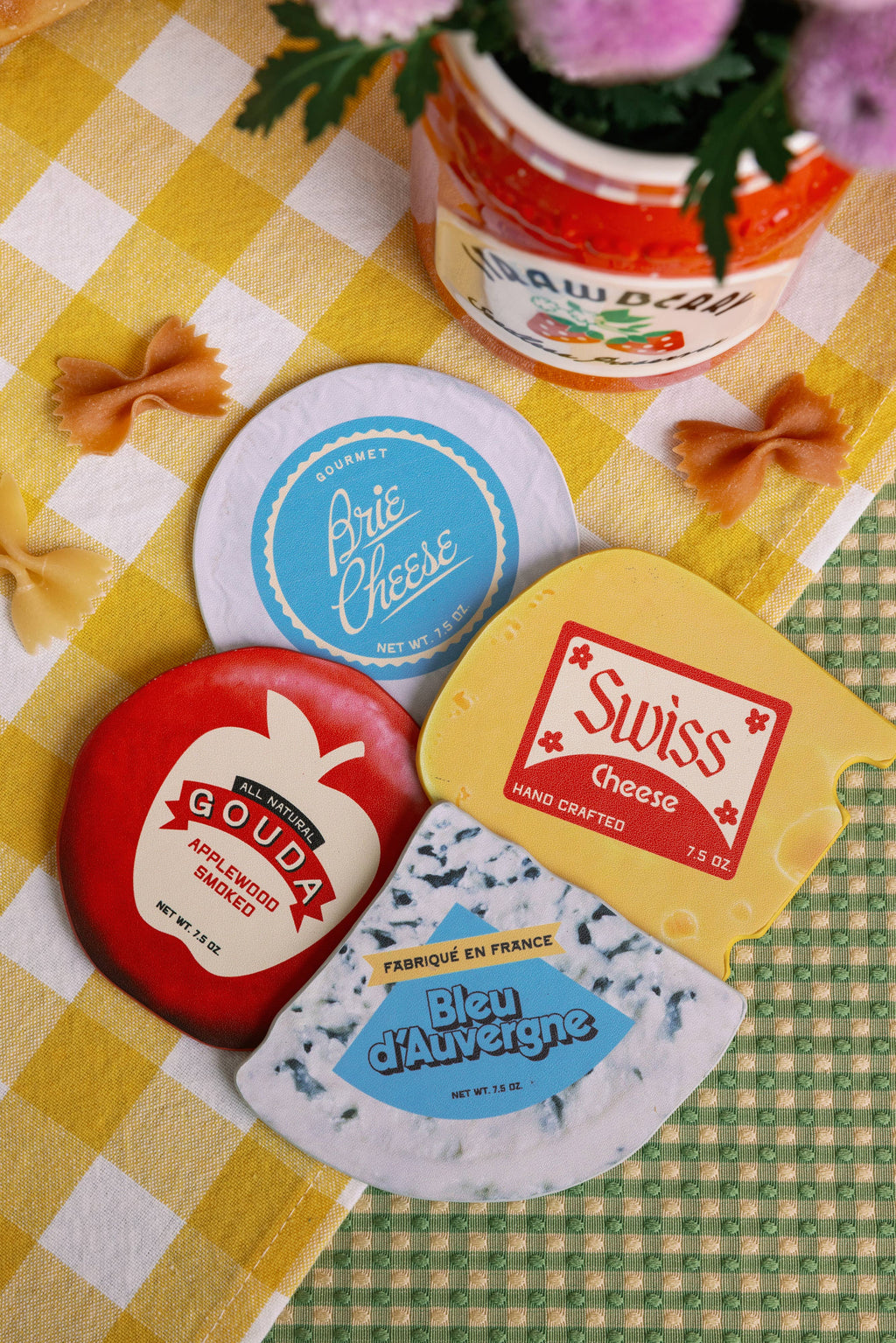 Coaster Set, Cheese