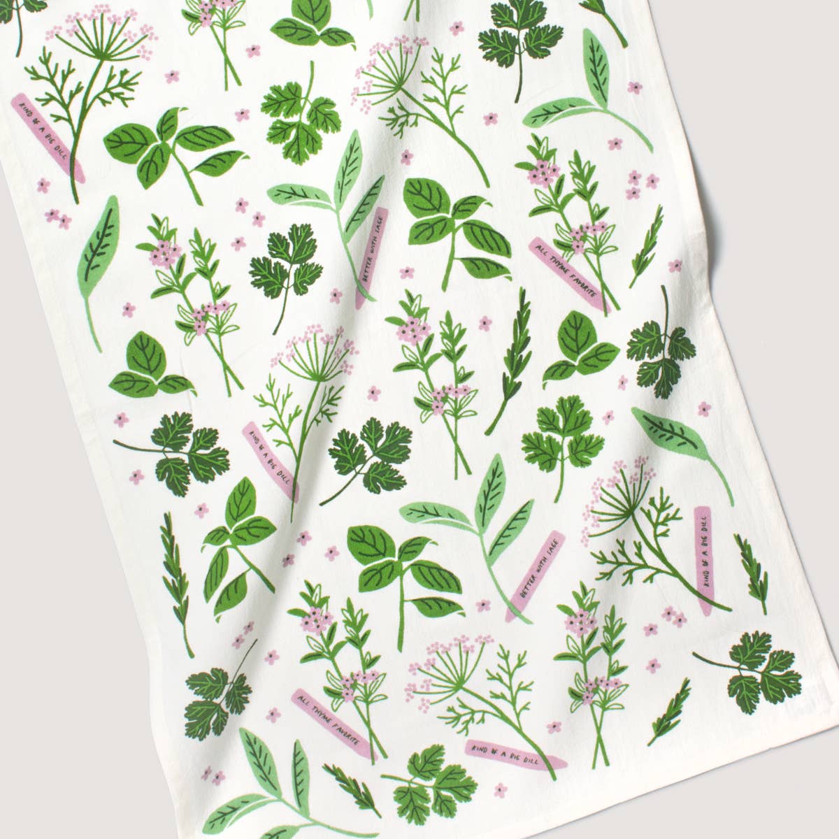 Herbs Tea Towel