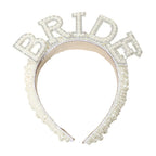 Pearl BRIDE Message Pointed Headband