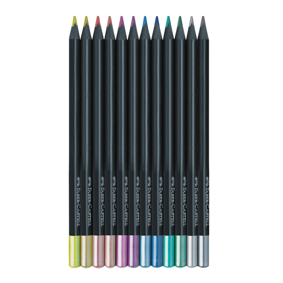 Black Edition Metallic Color Pencils