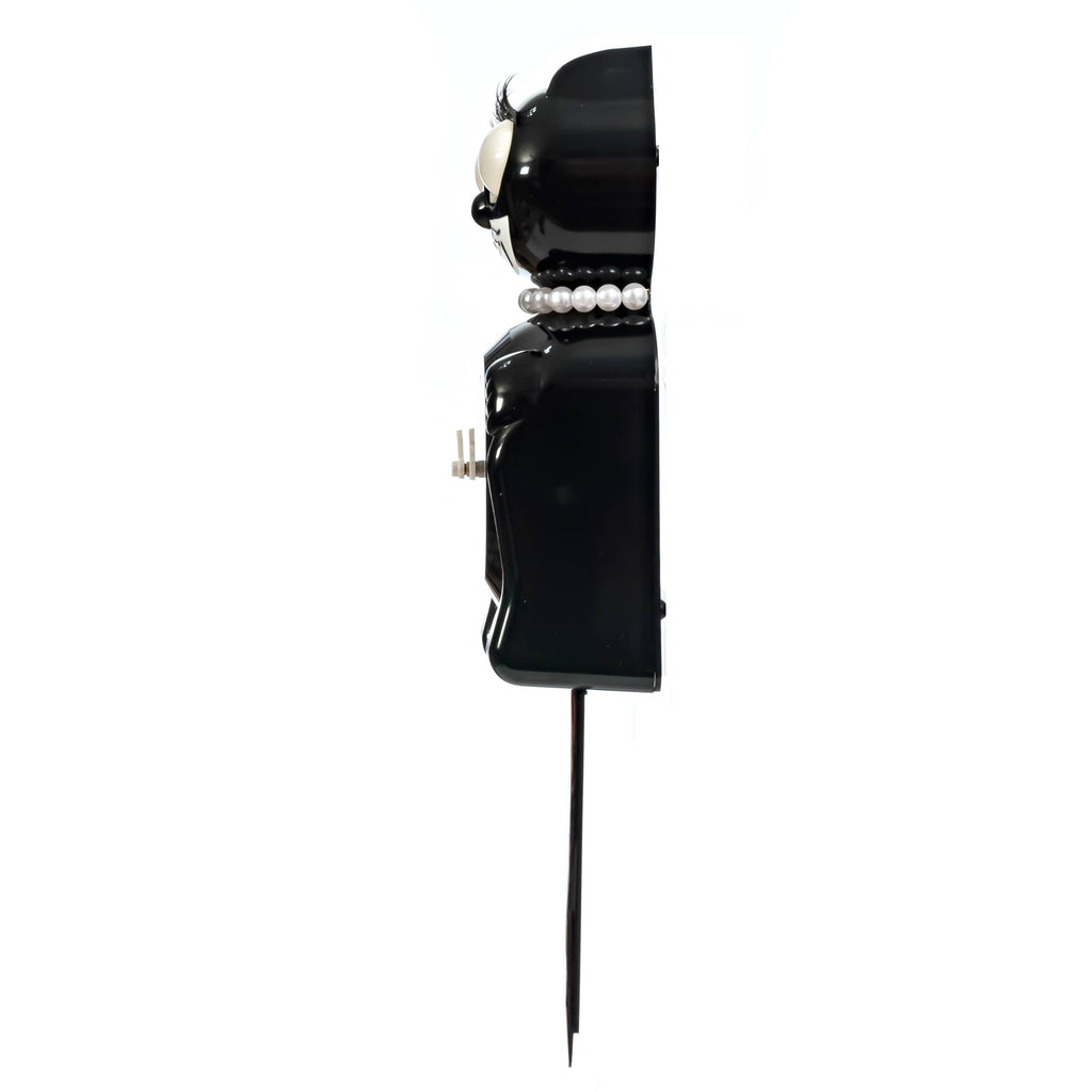 Black Miss Kitty-Cat Klock (Smaller Size)