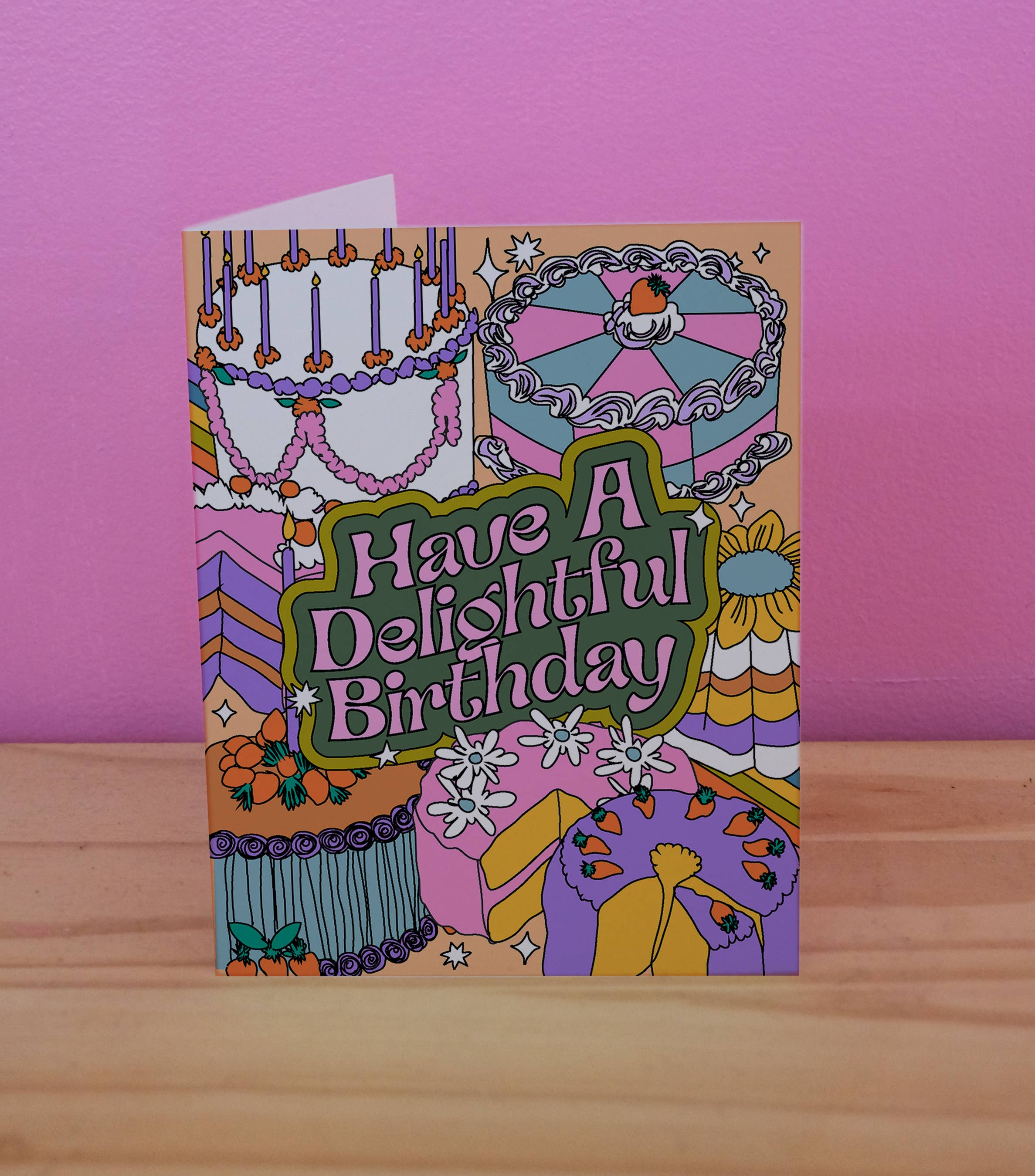Card - Delightful Birthday