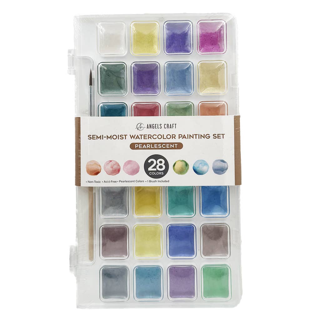 Semi-Moist Watercolor Paint Set