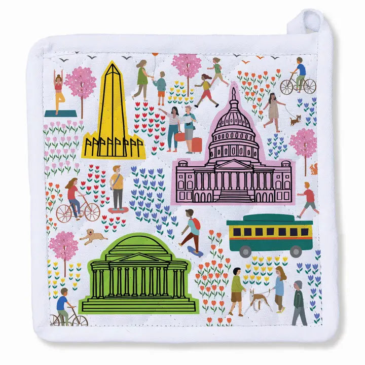Spring in DC - 2-Sided Potholder