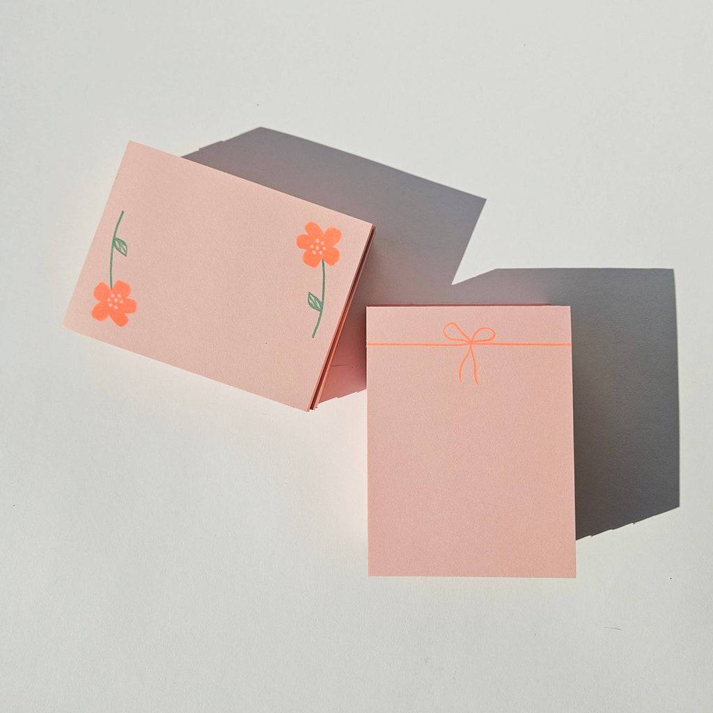 Bow - Risograph Small Notepad