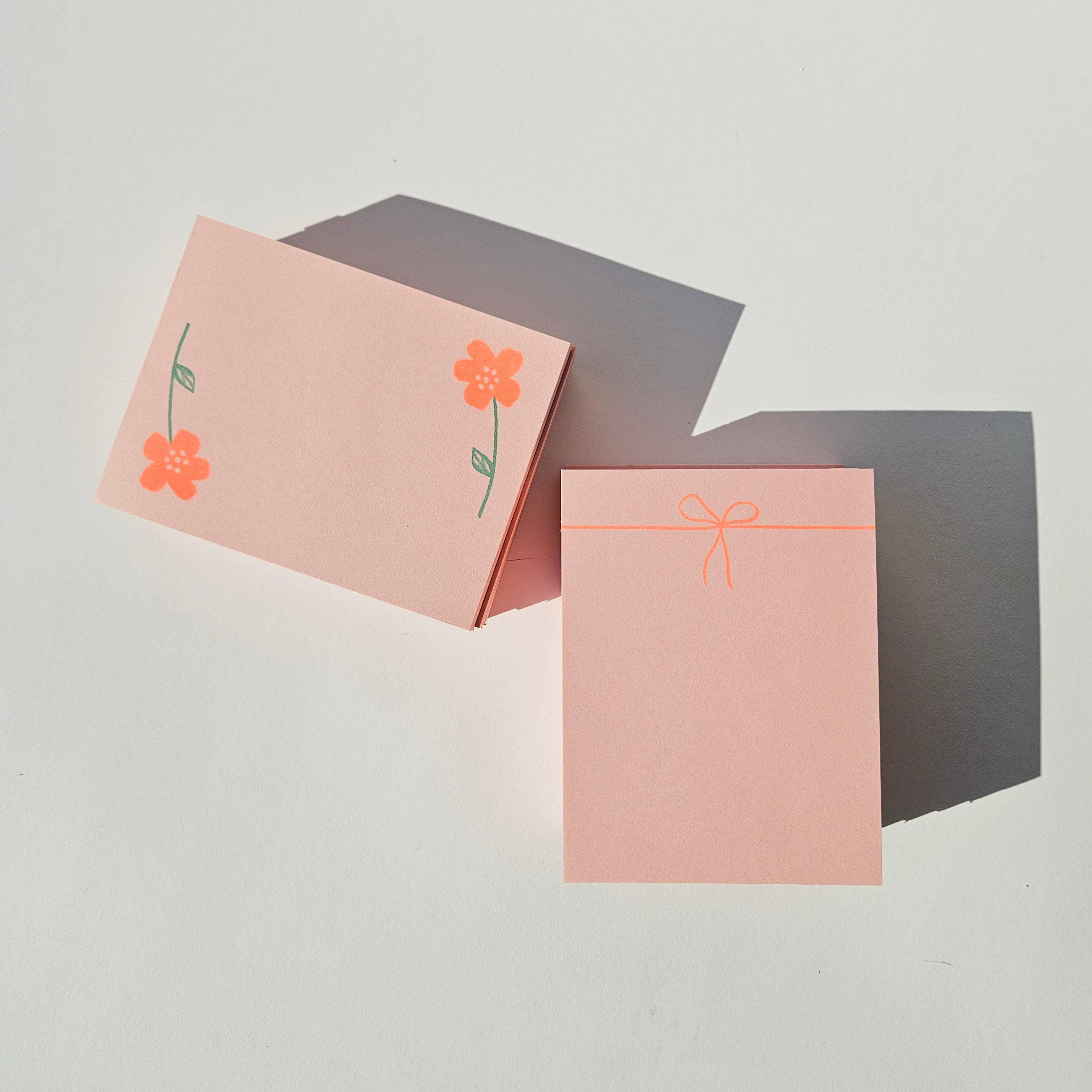 Bow - Risograph Small Notepad