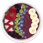 Acai Bowl Sticker