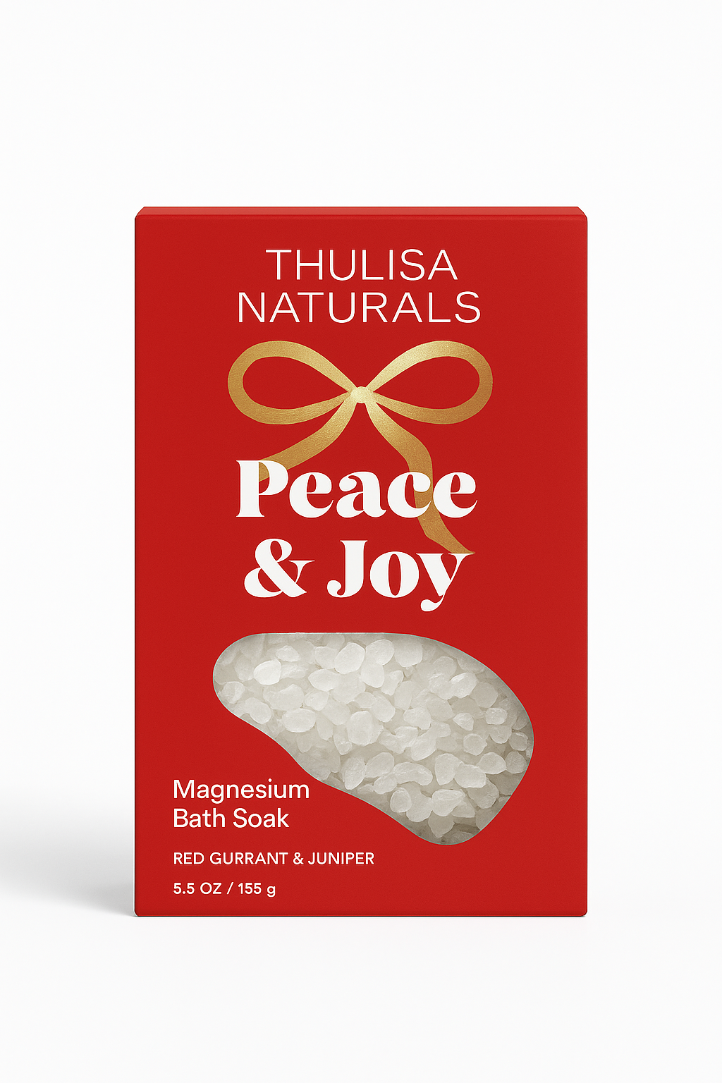 🎄 Red Currant & Juniper Magnesium Bath Soak – Festive Gift
